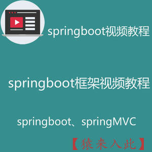 springboot核心技术篇之spring boot基础 进阶 提高视频教程